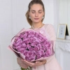 Букет из 41 сиреневой розы (Кения) 40см в Тюмени